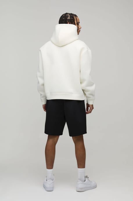 Relaxed Fit Bonded Scuba Mid Length Shorts - Image 2