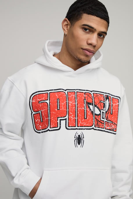 Spidey Oversized License Print Hoody - Image 3