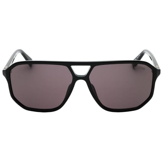 Guess Shiny Black Framed Smoke Lensed Sunglasses - Image 2