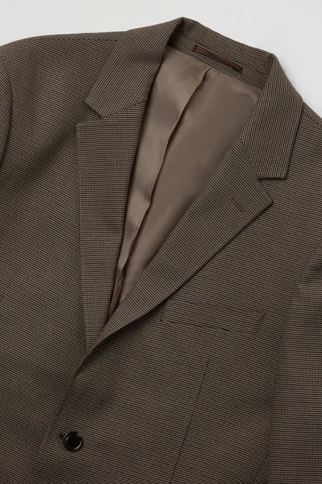 Brown Heritage Check Patch Pocket Tailored Fit Blazer - Image 2