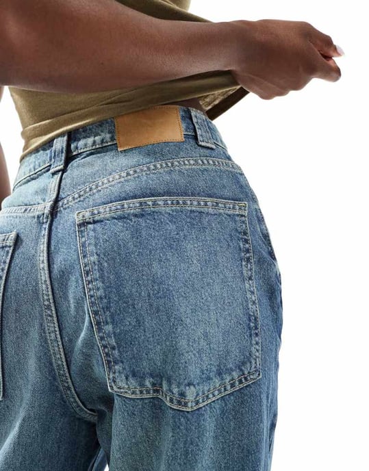 Cotton On super baggy jeans in blue dusk denim - Image 3