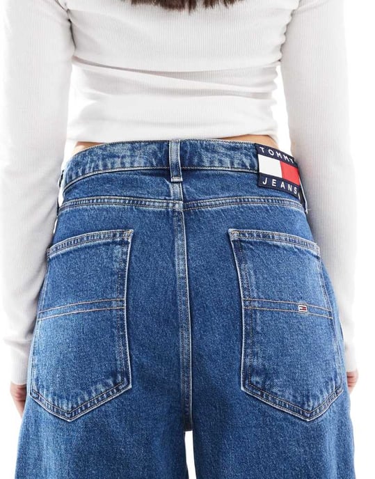 Tommy Jeans Daisy low baggy jeans in mid wash - Image 4