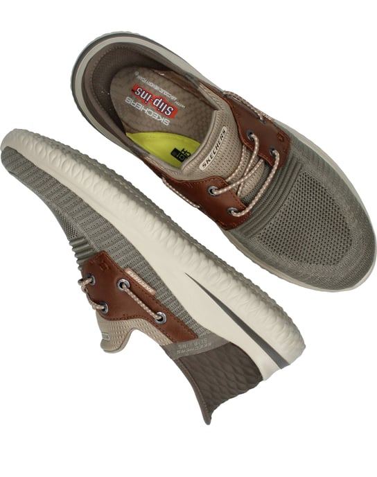 Skechers Slip-Ins Delson 3.0 Roth Instappers Heren - Image 4