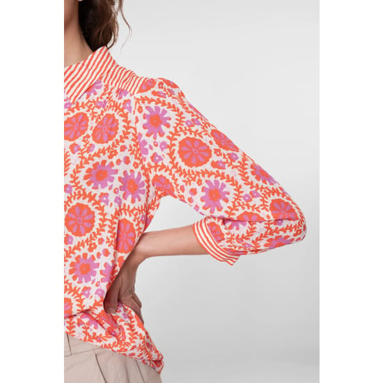 Geisha 63225-20 300 blouse lilac/manderine/red - Image 2