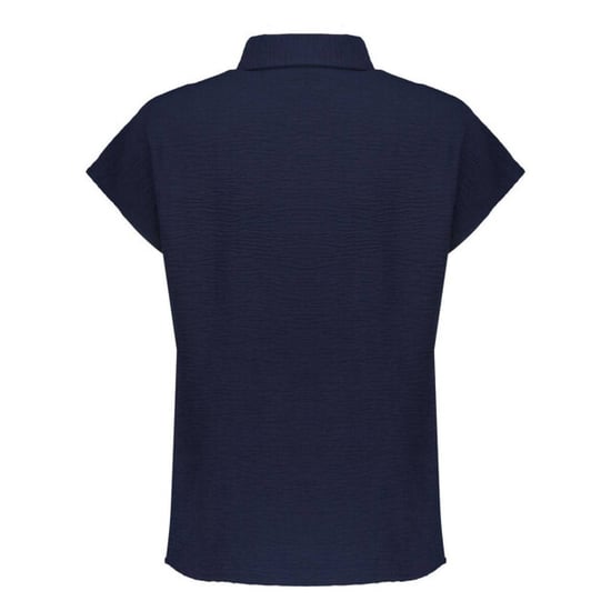 Geisha 63140-21 675 blouse crinckle navy - Image 2