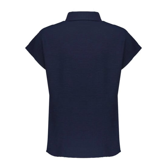 Geisha 63140-21 675 blouse crinckle navy - Image 6