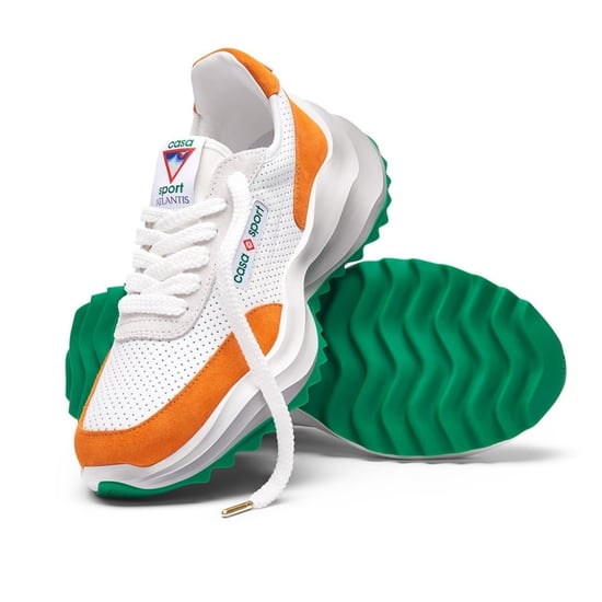 Casablanca Atlantis Women's Sneaker White Orange - Image 6