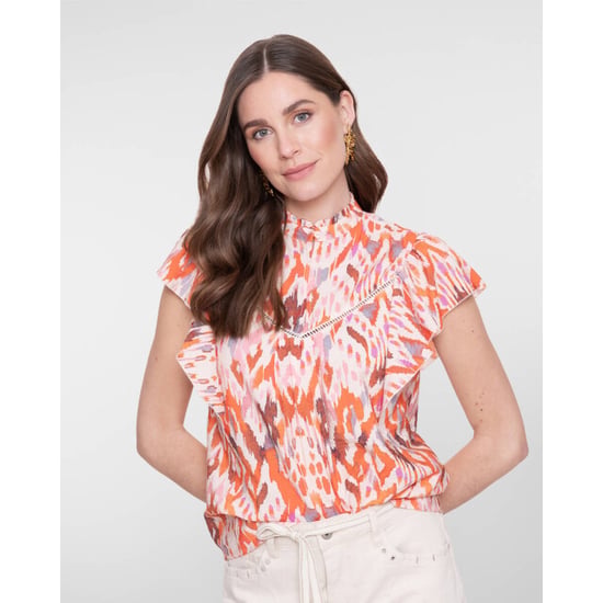 Geisha 63260-20 718 top ecru/mandarine red/lila - Image 3