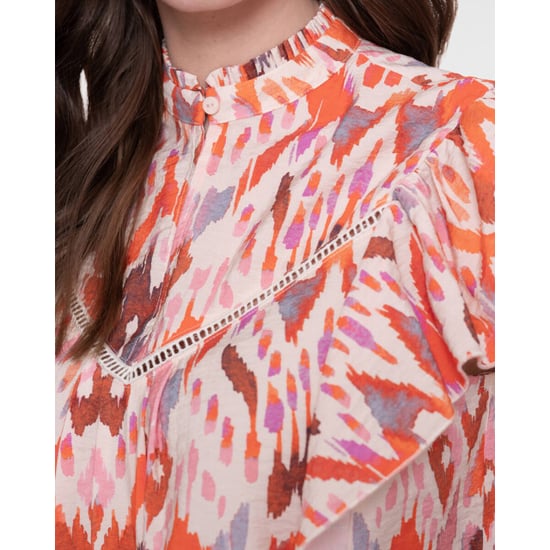 Geisha 63260-20 718 top ecru/mandarine red/lila - Image 4