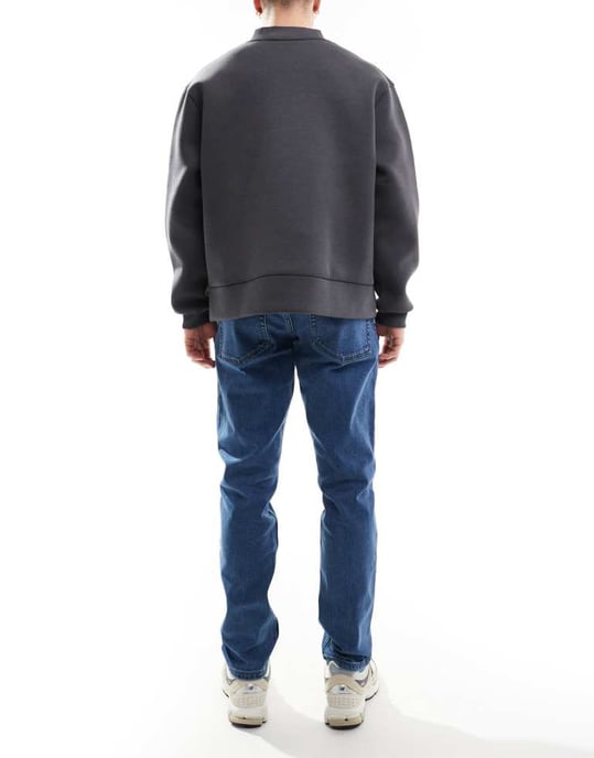 Farah elm slim jeans in midwash blue - Image 2