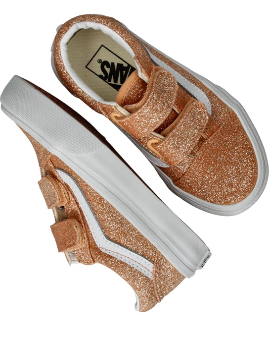 Vans Old Skool V Glitter Sneakers Meisjes - Image 4