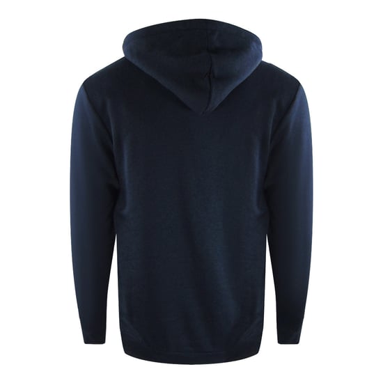 Love Moschino Jumble Logo Navy Blue Hoodie - Image 2
