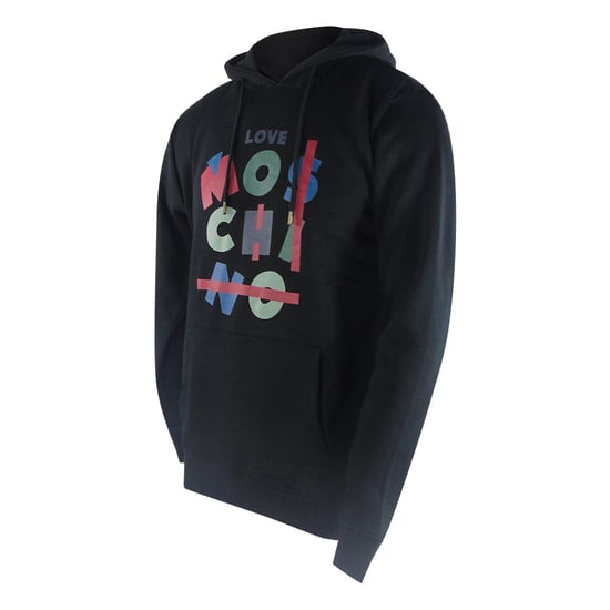 Love Moschino Jumble Logo Black Hoodie - Image 3