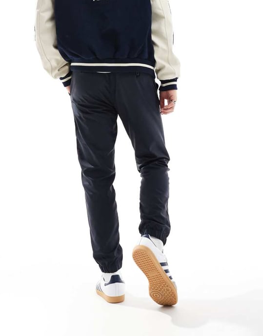 French Connection utility tech cuffed trousers in navy - Image 2