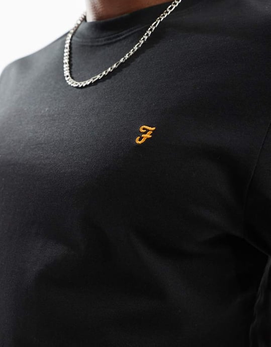 Farah danny t-shirt in black - Image 4