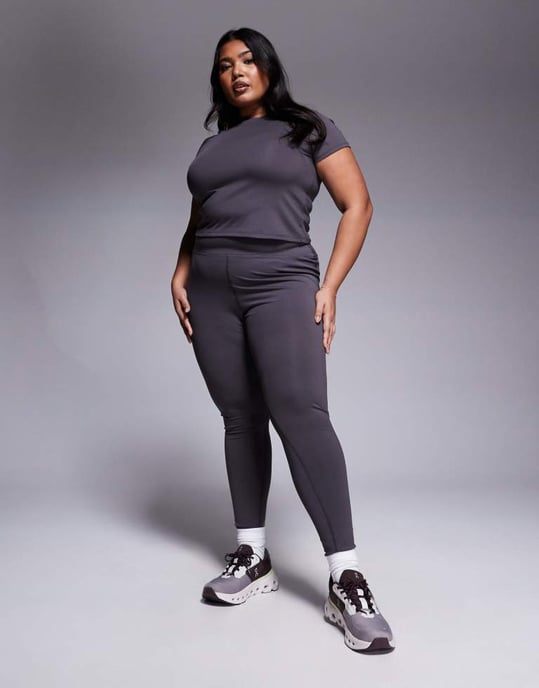 4505 Curve Icon soft touch studio baby t-shirt in granite grey - Image 4
