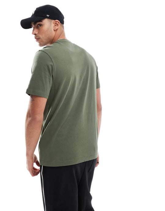Farah stacy pocket t-shirt in khaki green - Image 4