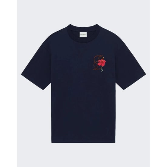 Drole De Monsieur Heren t-shirt d hibiscus brodée - Image 1
