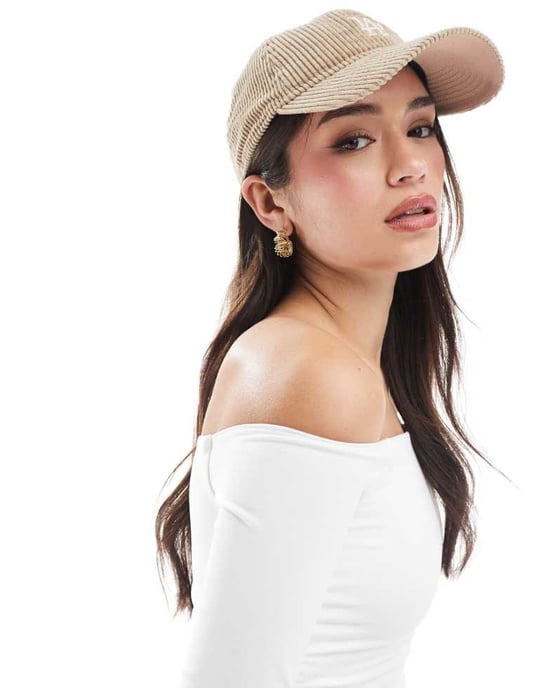 Hollister seamless long sleeve shirred off the shoulder wrap top in white - Image 4
