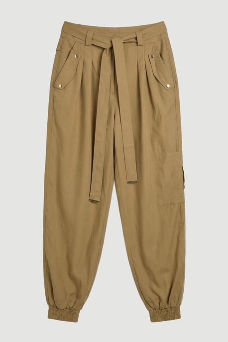 Cupro Utility Twill Woven Trouser - Image 2
