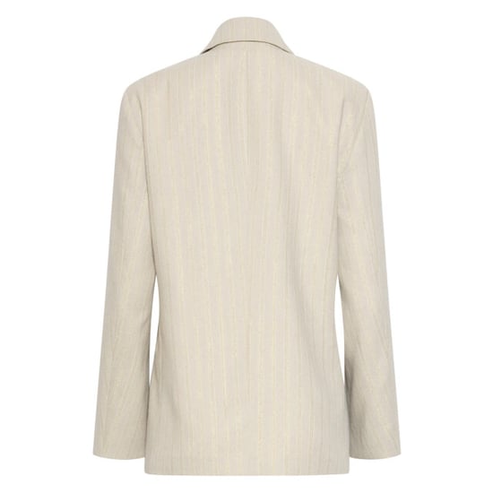 Smashed Lemon Double-breasted blazer met subtiele glitter | - Image 3
