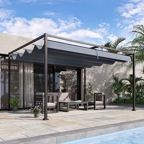 4goodz Pergola van metaal en kunststof, uv- en waterbestendig - - Image 2
