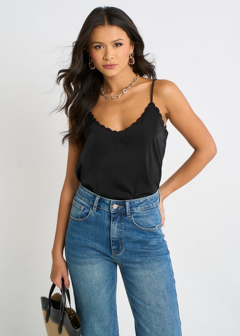 Zwarte oversized shirt met luchtstroom - Image 2
