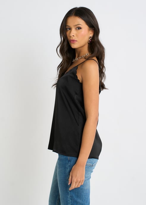 Zwarte oversized shirt met luchtstroom - Image 3