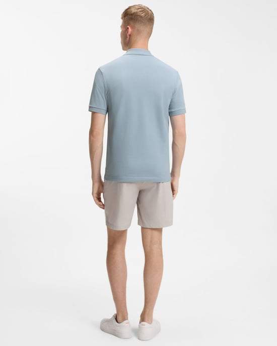 Passenger Slim-Fit Polo Shirt in Light Blue - Image 2
