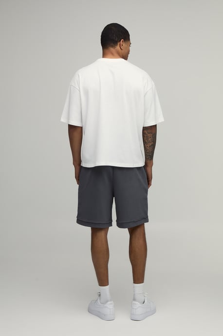 Baggy Drop Crotch Exposed Seam Loopback Short - Image 2