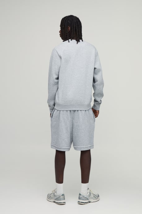 Baggy Drop Crotch Exposed Seam Loopback Short - Image 2