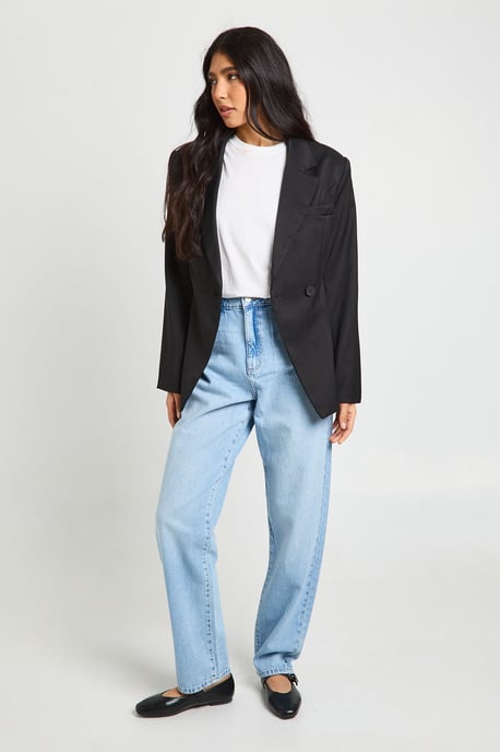 Tall Basics High Waist Mom Jean - Image 3