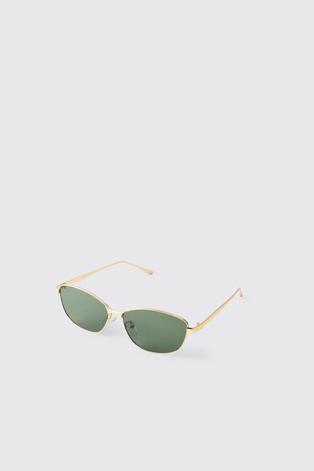 Metal Trim Square Sunglasses - Image 1
