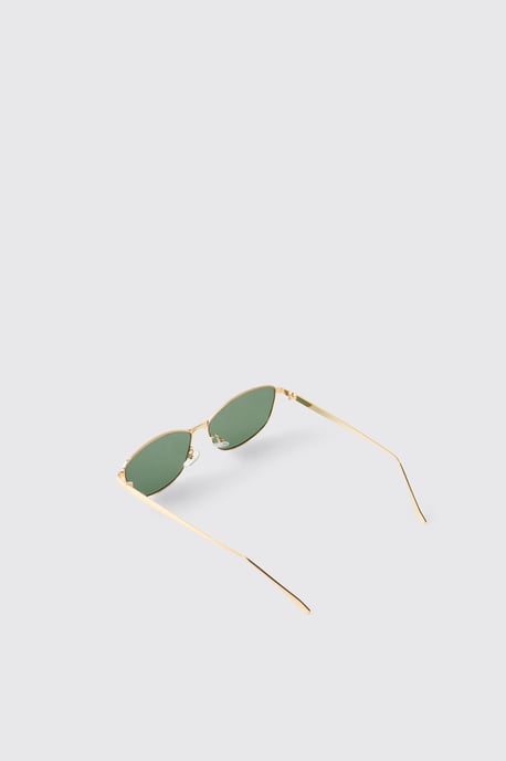 Metal Trim Square Sunglasses - Image 3