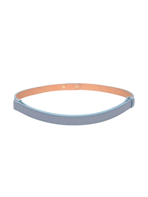 Isabella Rhea Turquoise Rundleer Riem - Image 2