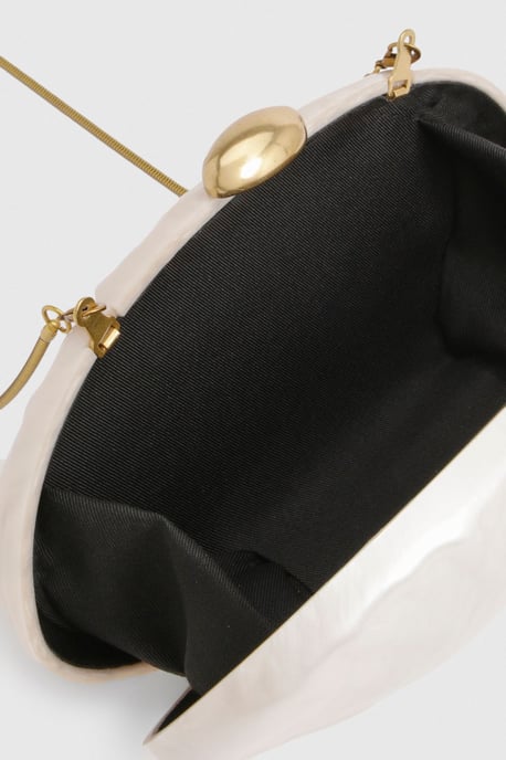 Pearlised Hard Shell Clutch Bag - Image 4