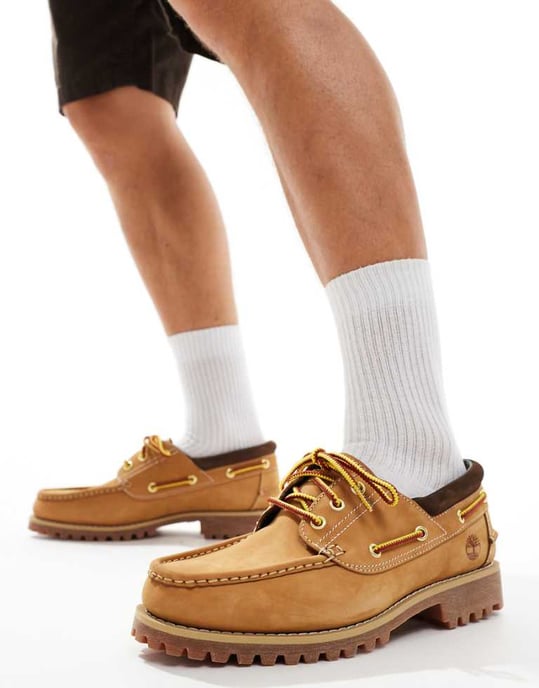 Timberland authentic boat shoes wheat nubuck - Image 1
