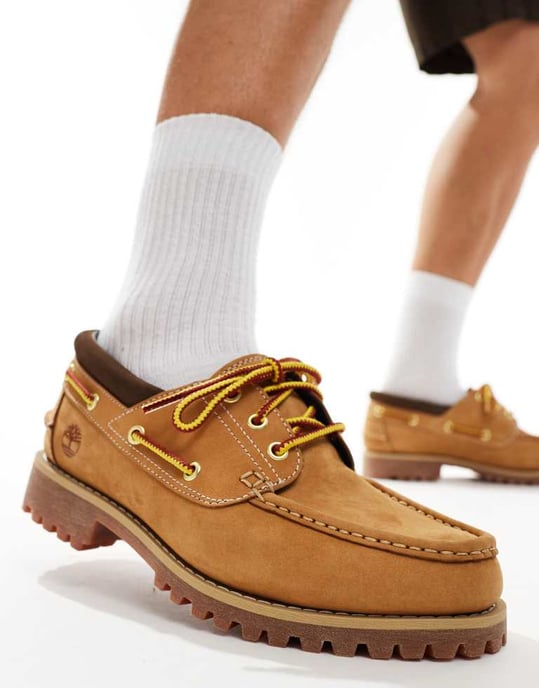 Timberland authentic boat shoes wheat nubuck - Image 2