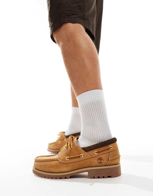 Timberland authentic boat shoes wheat nubuck - Image 4