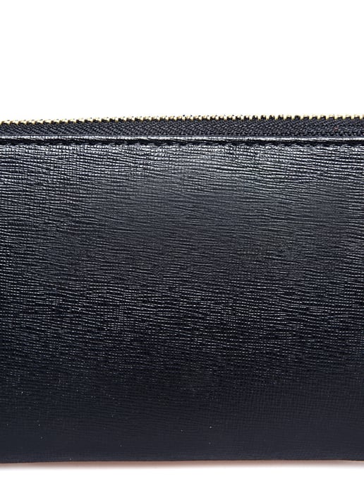 Luisa Vannini Zwart Rundleer Portemonnee - Image 3