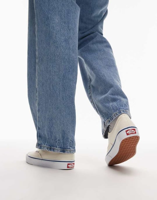 Vans Authentic trainers in off white - Image 3