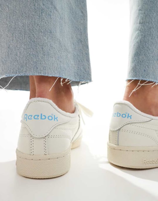 Reebok Club C 85 vintage trainers in off white - Image 3