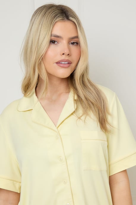 Nightwear Tipped Short Sleeve Pyjama Set - Image 4