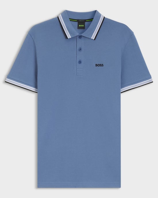 Paddy Polo Shirt in Light Blue - Image 1