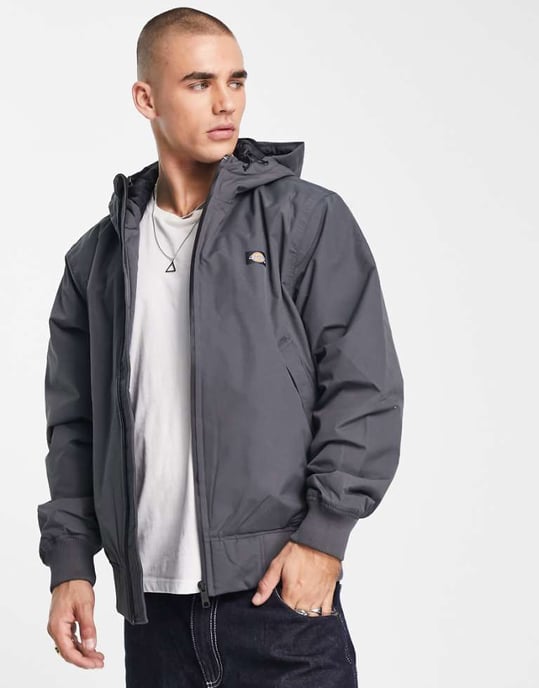 Dickies New Sarpy jacket in dark grey - Image 1