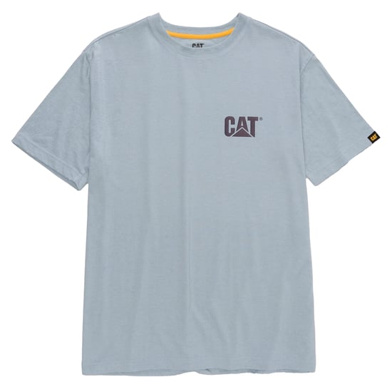 Caterpillar Mens Trademark T-Shirt (Blue Fog Heather) - Image 1