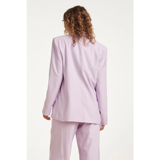 Smashed Lemon Linnen-look blazer met dubbele knoopsluiting | - Image 4