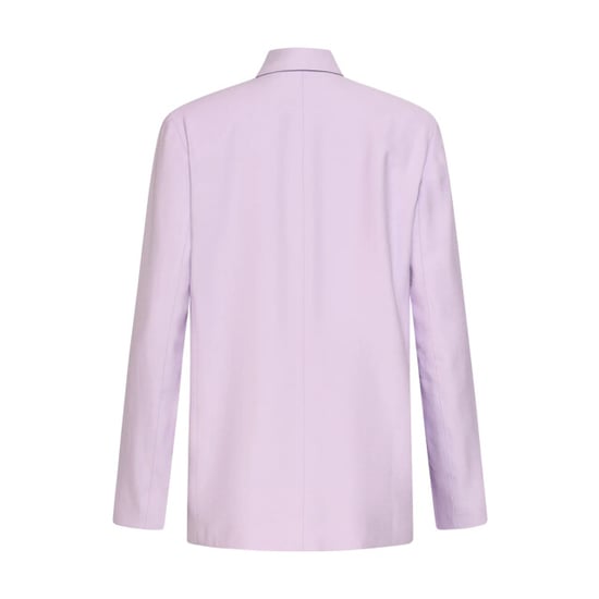 Smashed Lemon Linnen-look blazer met dubbele knoopsluiting | - Image 6