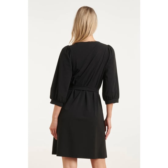 Smashed Lemon V-hals jurk met print in travel kwaliteit | - Image 3