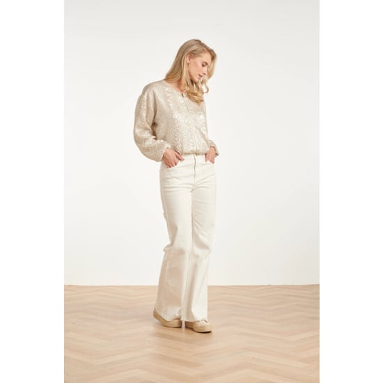 Smashed Lemon Straight fit jeans met hoge taille | - Image 5